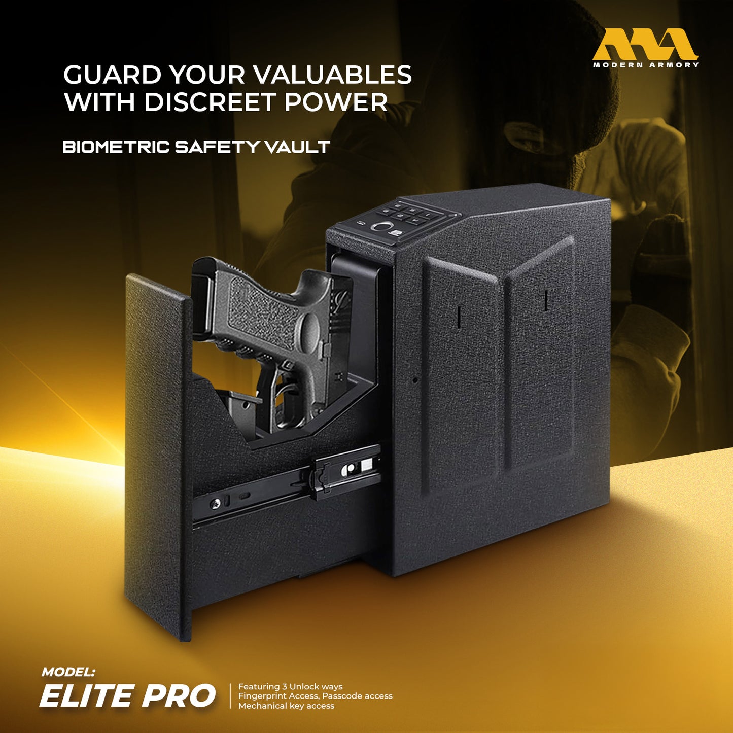Elite Pro - Biometric Gun Safety Vault