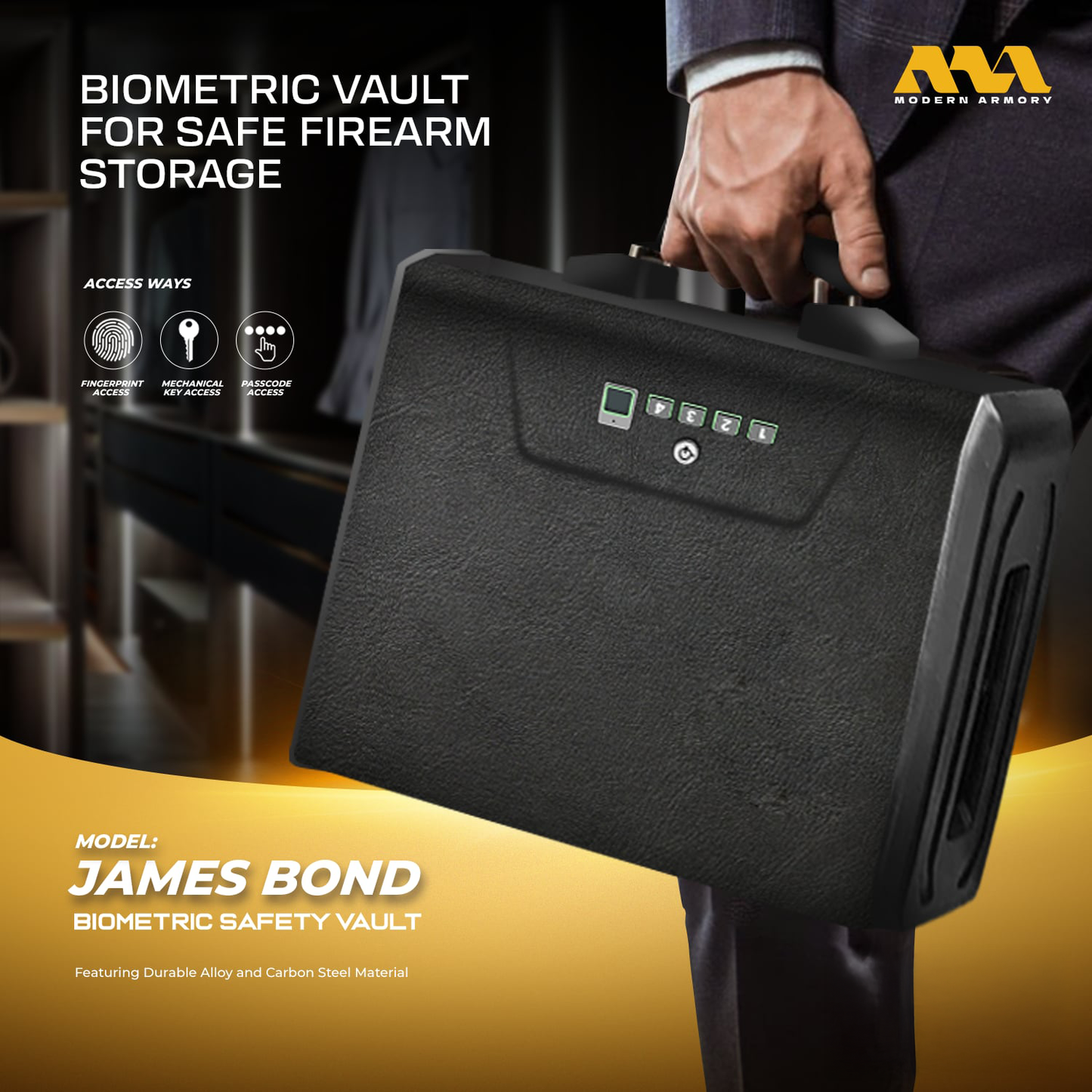 James Bond - Briefcase Type Safety Vault